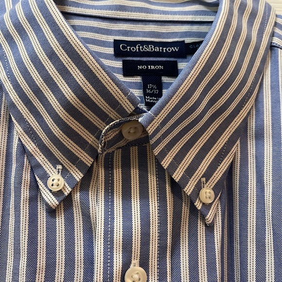 Croft & Barrow No Iron Dress Shirt 👔 - Picture 7 of 9